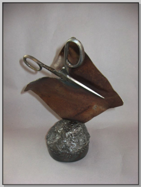 Rock, Paper, Scissors - 12” h Rock, Paper, Scissors - 12” h